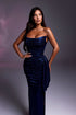 Elorie - Strapless dress with ruched detailing